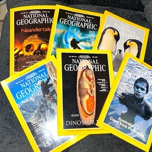 National Geographic 1996 (LOT OF 6)